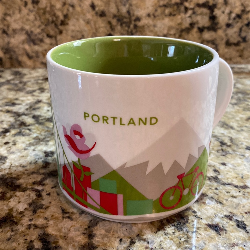 Starbucks Portland “you are here” collection ceramic collectibles coffee mug